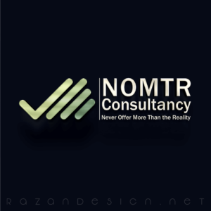 NOMTR Consultancy Logo -تصميم شعار مكتب محاماة